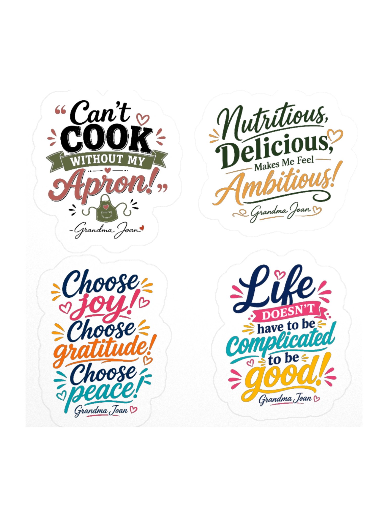 Grandma Joan's sayings - stickers product image (1)