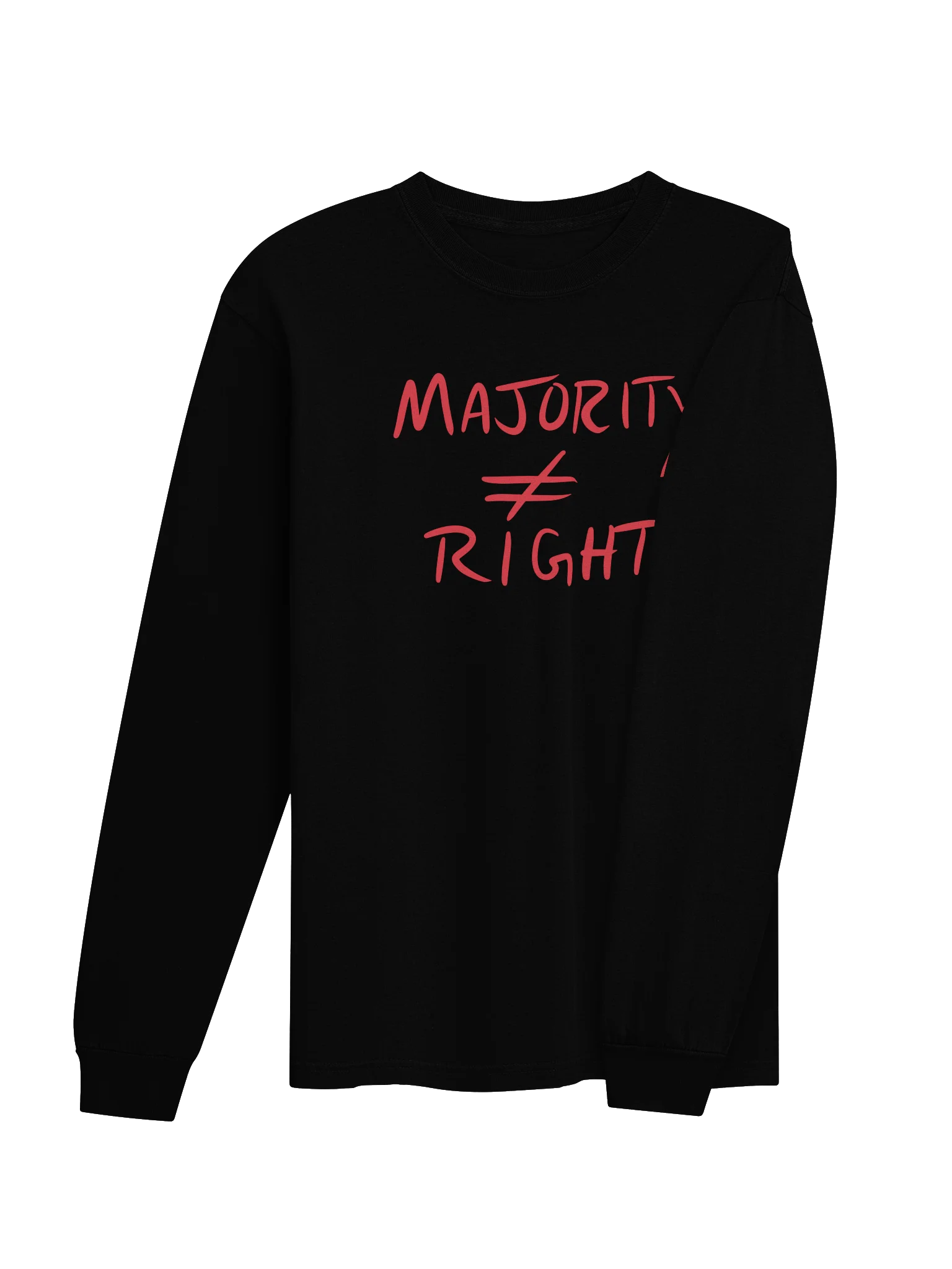Majority ≠ Right long sleeve tee product image (21)