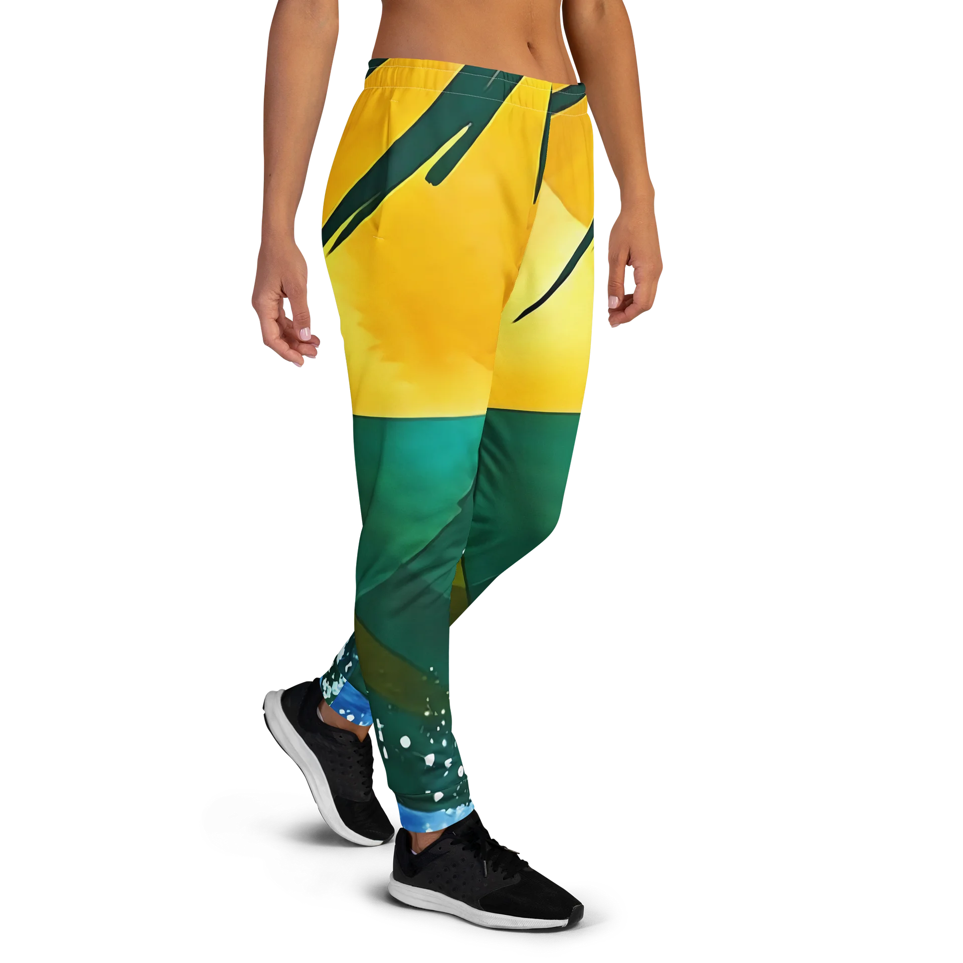 Abstract Diplomat Print - Sport SVG - Caribbean Apples | Women's Joggers product image (4)