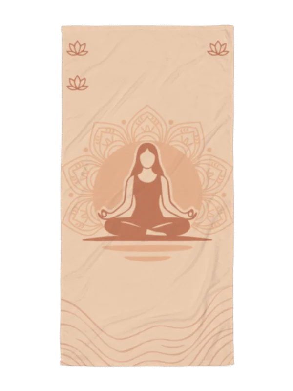 Toalla de Playa “Tranquil Flow” – Diseño Mandala (Algodón y Poliéster) product image (1)