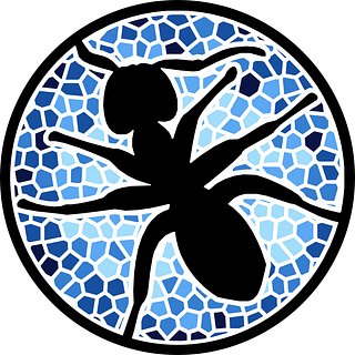 Ant on Blue Sand