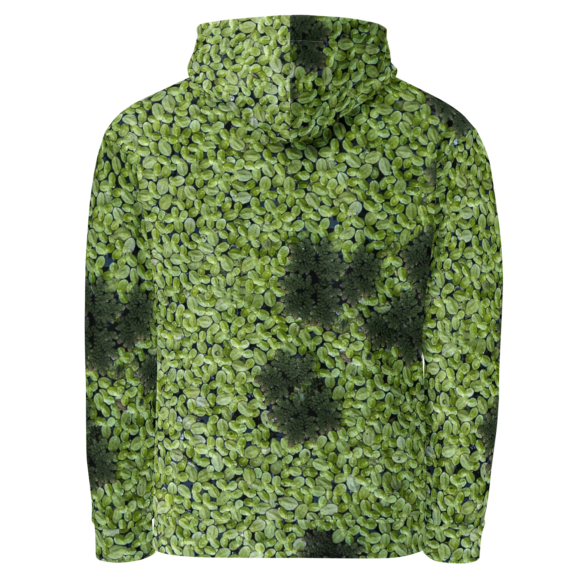 Verdant Life Dark All-Over Print Unisex Cotton Streetwear Hoodie product image (2)