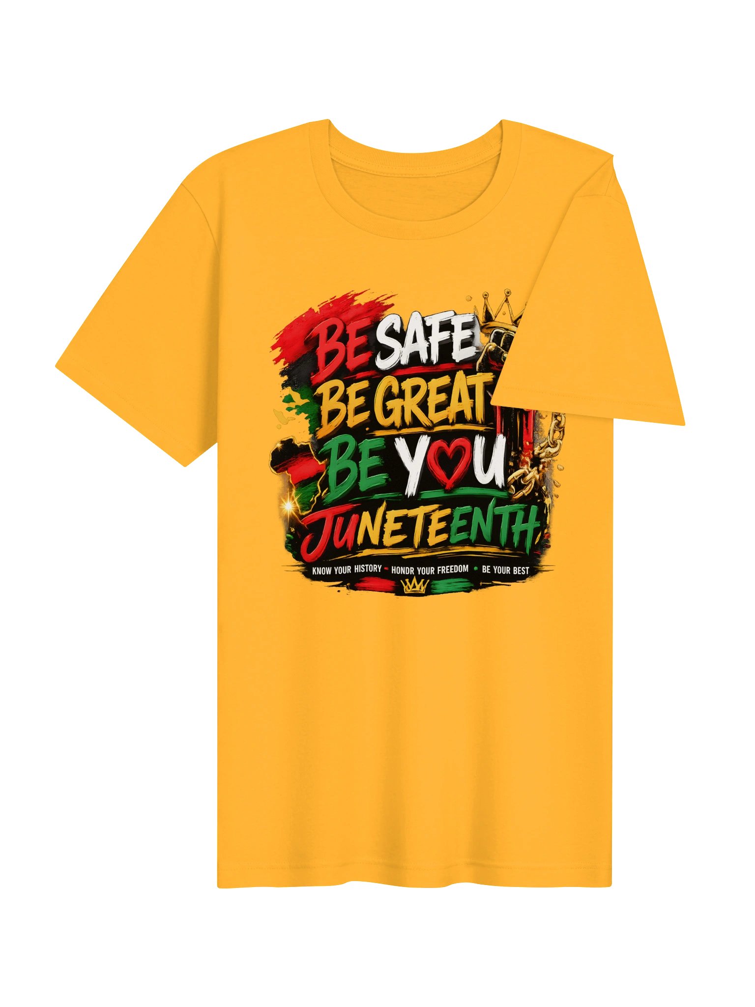 Be Safe. Be Great. Be You.™ Juneteenth Heritage Tee product image (4)