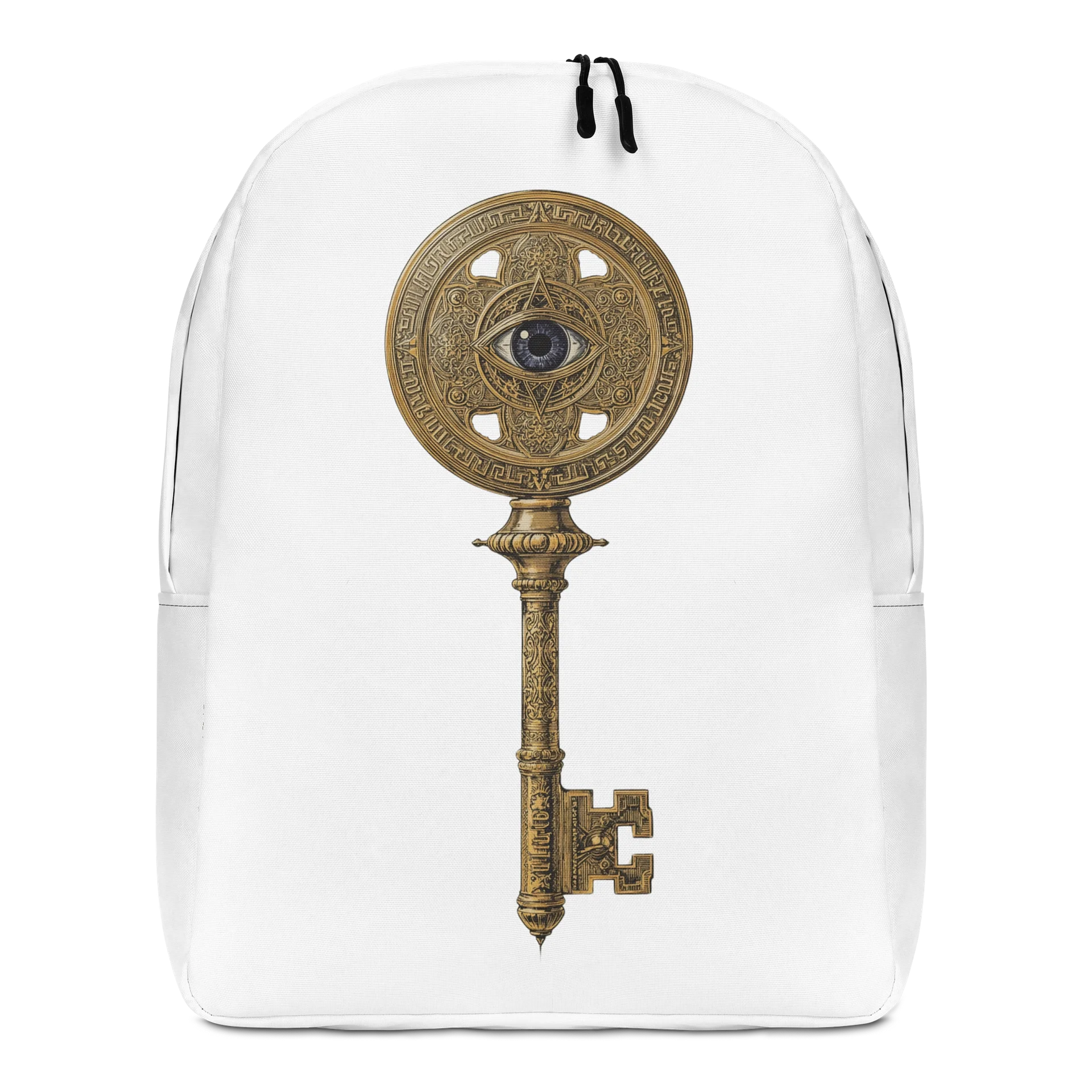 The Gatekeeper’s Key All-Over Print Minimalist Backpack | 15″ Laptop Fit product image (1)