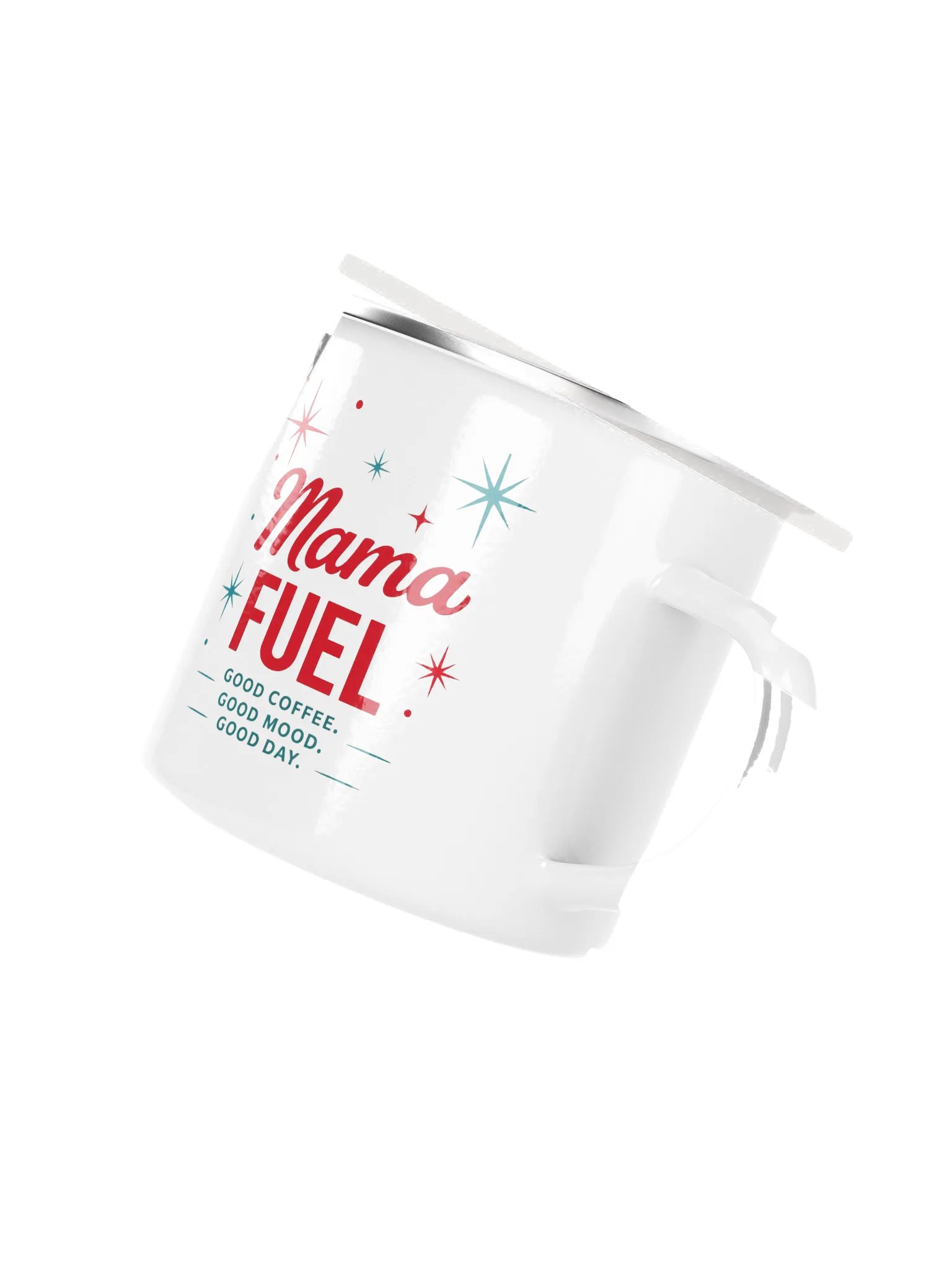 ☕ Mama Fuel™ Retro Enamel Mug product image (3)