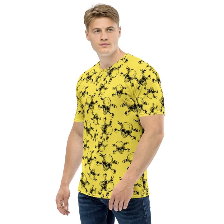 Skull & Bones - Yellow - All-Over Print Crew Neck T-Shirt product image (2)