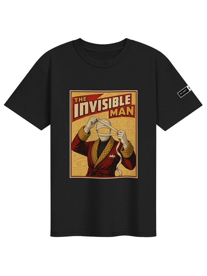 "THE INVISIBLE MAN" 100% cotton T-shirt product image (1)