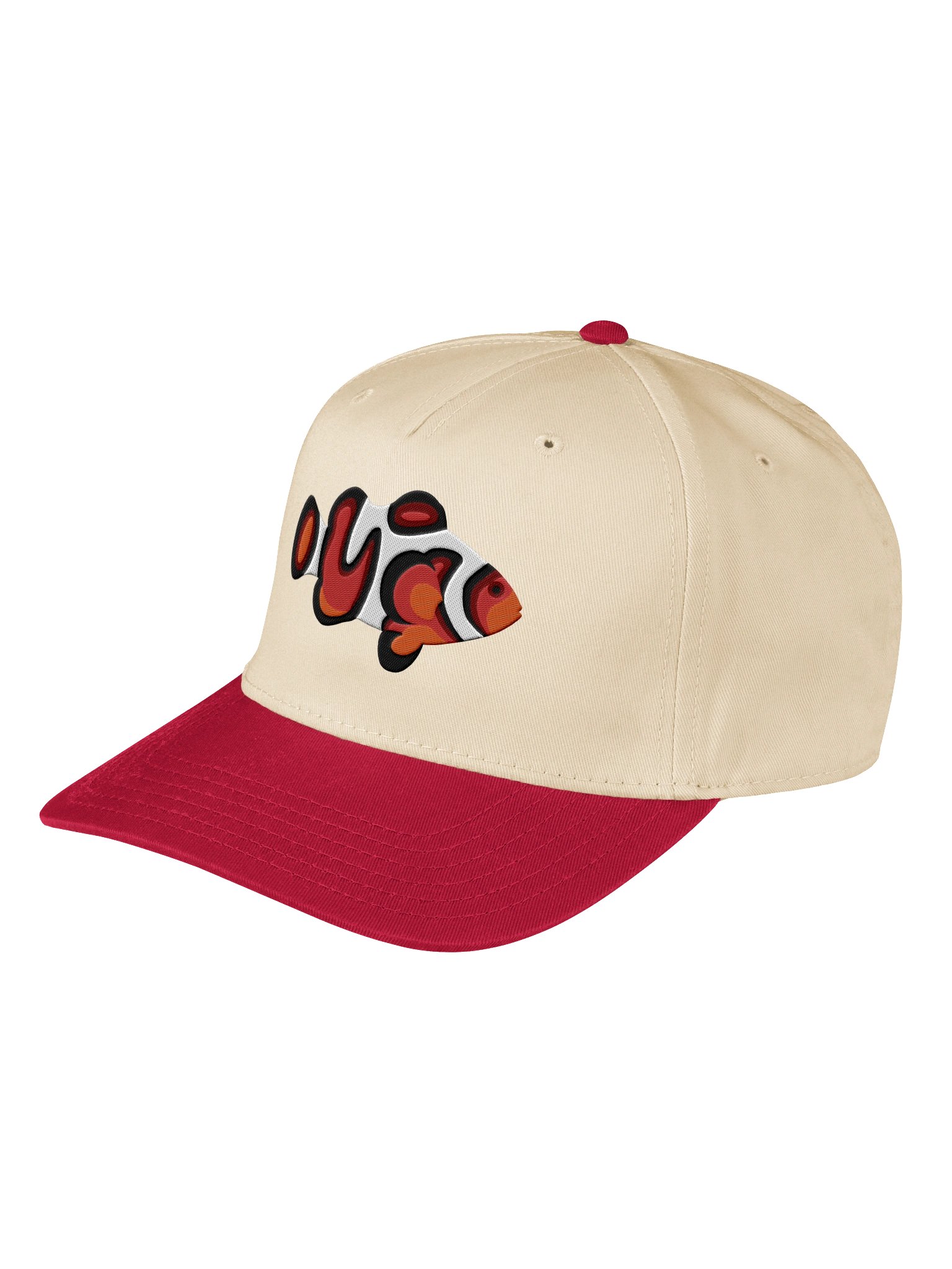 Picasso Clownfish Embroidered Baseball Cap | Clownfish Hat for Saltwater Aquarium Lovers product image (37)