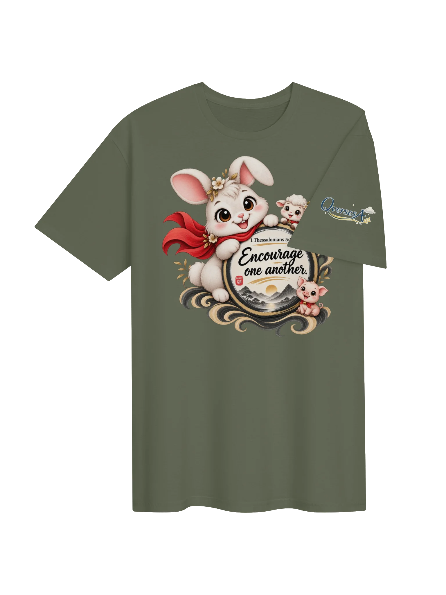 🐰Year of the Rabbit | Chinese Zodiac Trio Unisex T-Shirt product image (74)