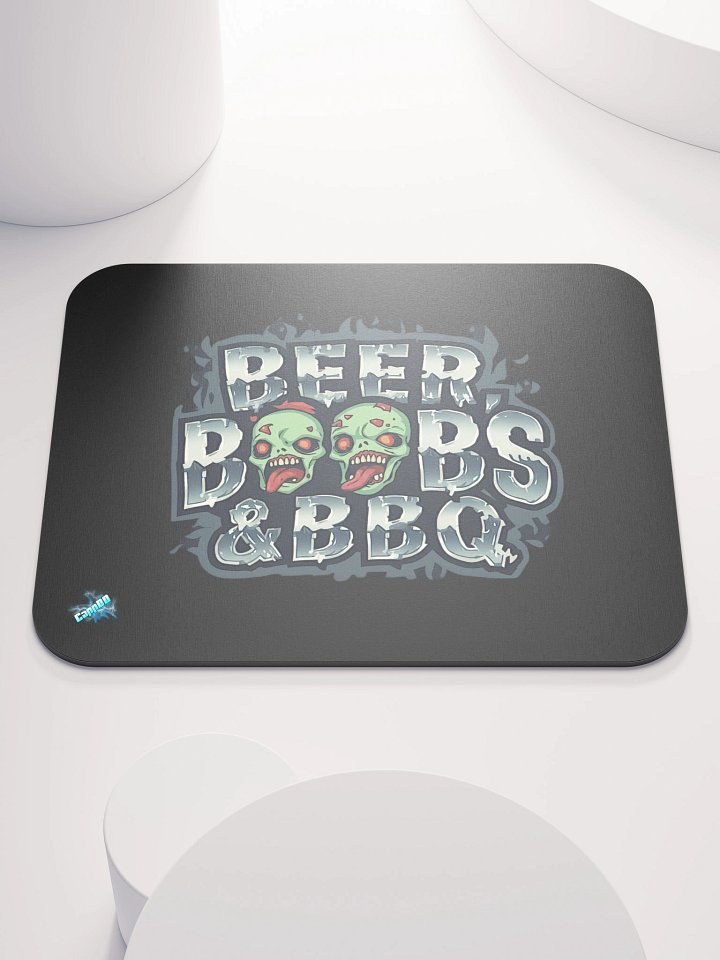 Beer, Boobs & BBQ Mouse Pad product image (1)