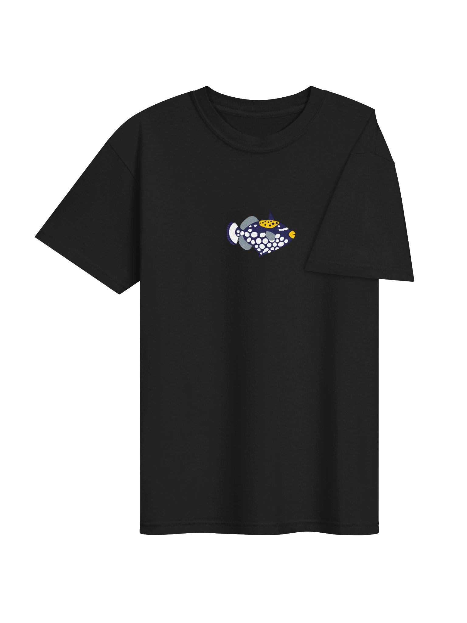 Clown Triggerfish(Version 2) Premium T-Shirt (Embroidered) for Reef and Marine Aquarium Lovers product image (10)