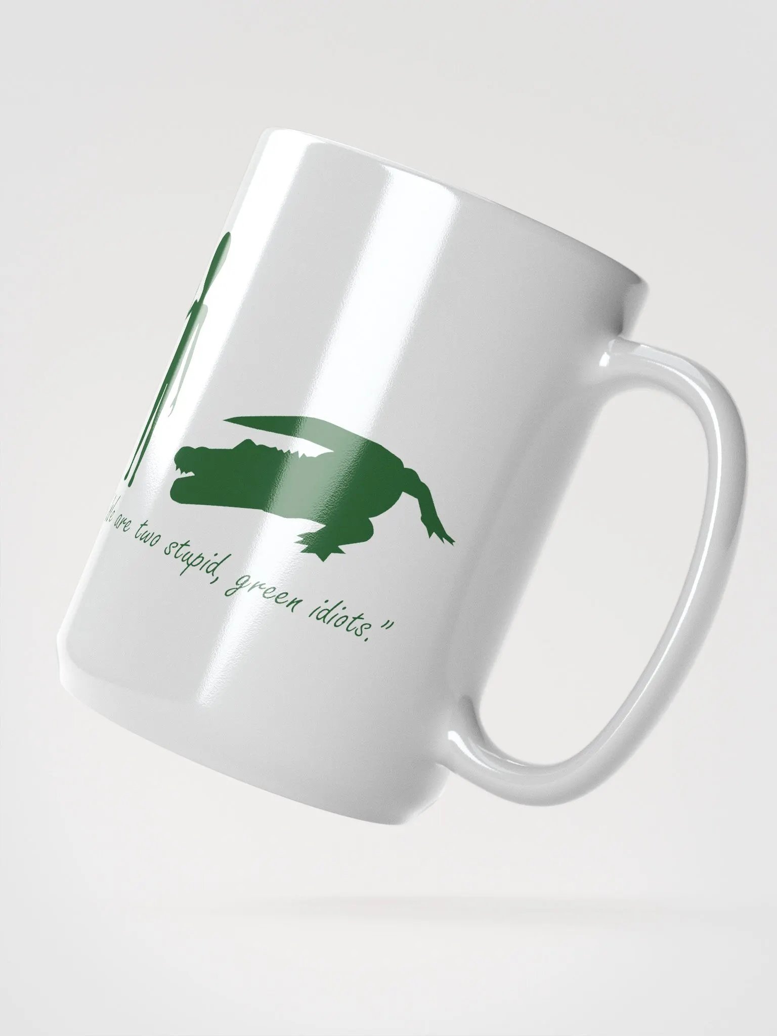 Two Stupid Green Idiots Mug product image (2)