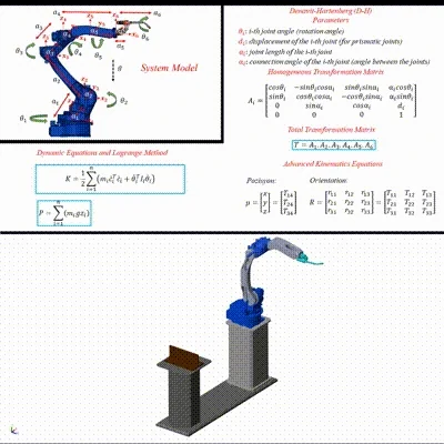 Dynamic Modeling and Simulation of Yaskawa's 6-Axis Robotic Arm using MATLAB Simscape product image (2)