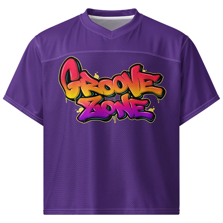 Groove Zone Graffiti Football Jersey product image (1)