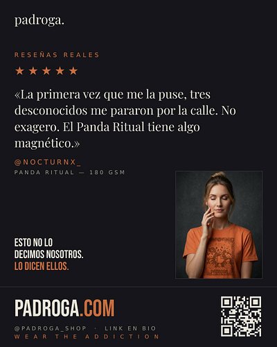 «Tres desconocidos me pararon por la calle. No exagero.» ⭐⭐⭐⭐⭐

Esto no lo decimos nosotros. Lo dicen ellos. El Panda Ritual ...