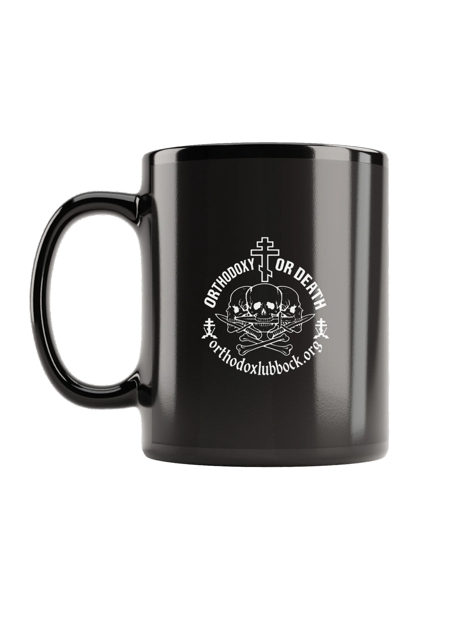 Orthodoxy or Death — Orthodox Lubbock Mug (Black)