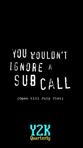 Subs are open!