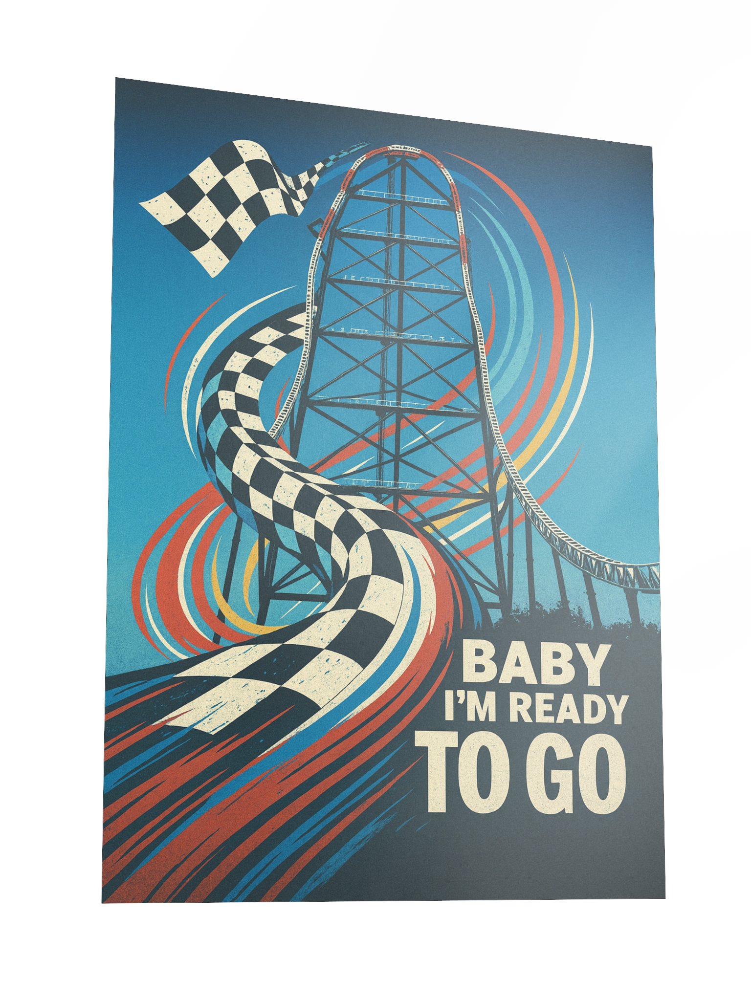 Baby I'm Ready To Go - CP Racing 18x24" Poster product image (3)