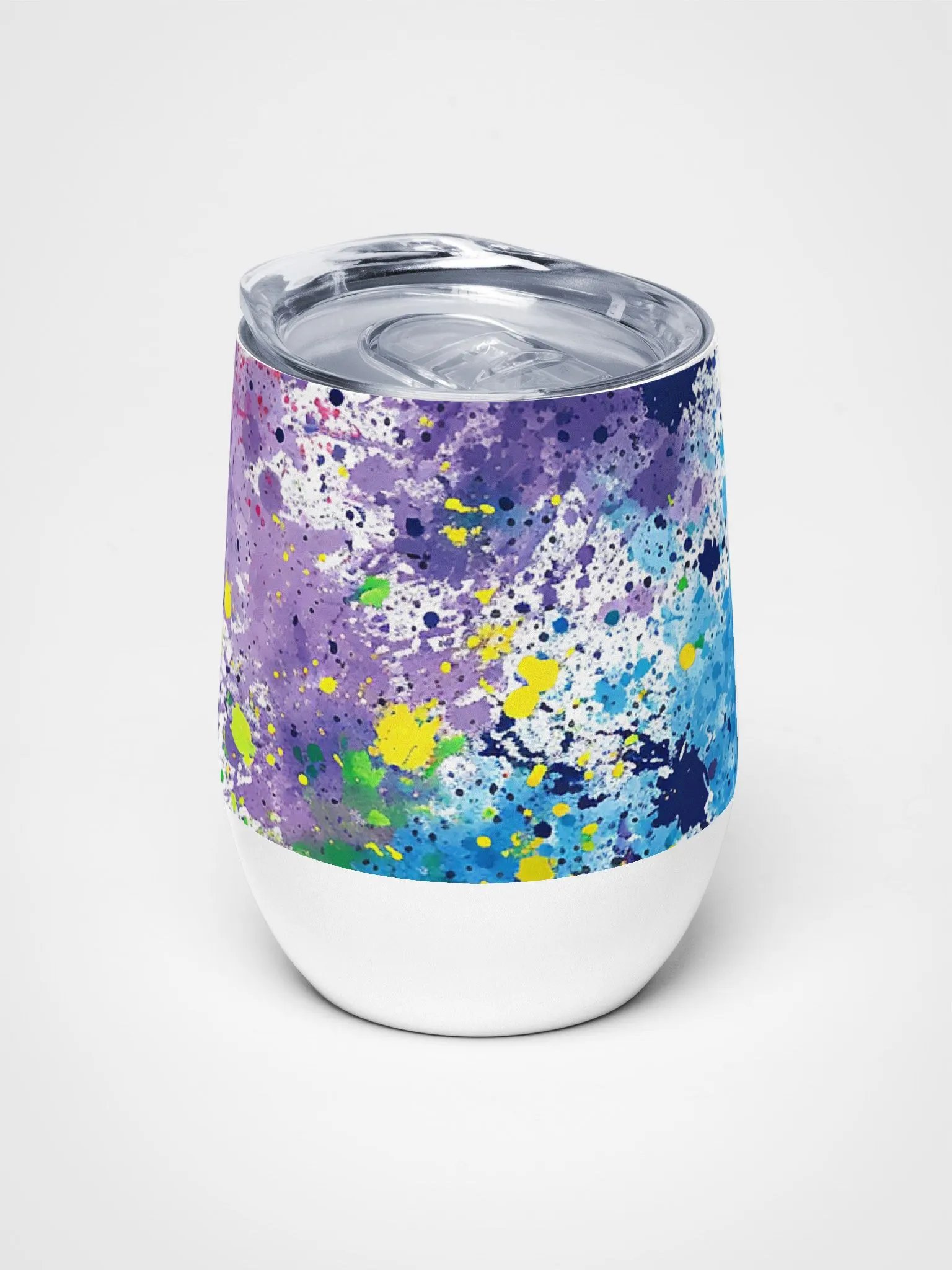 Splatter Paint Wine Tumbler - Savor on-the-go! product image (5)