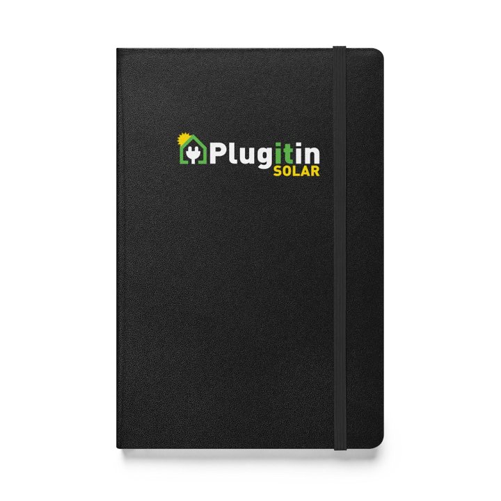 Plug It In Solar High-Quality Hardcover Bound Notebook | JournalBook® product image (1)