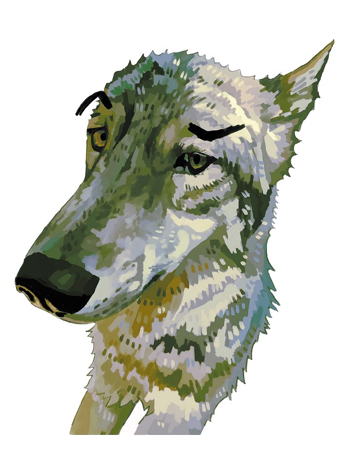 Eyebrow Wolp Sticker product image (1)