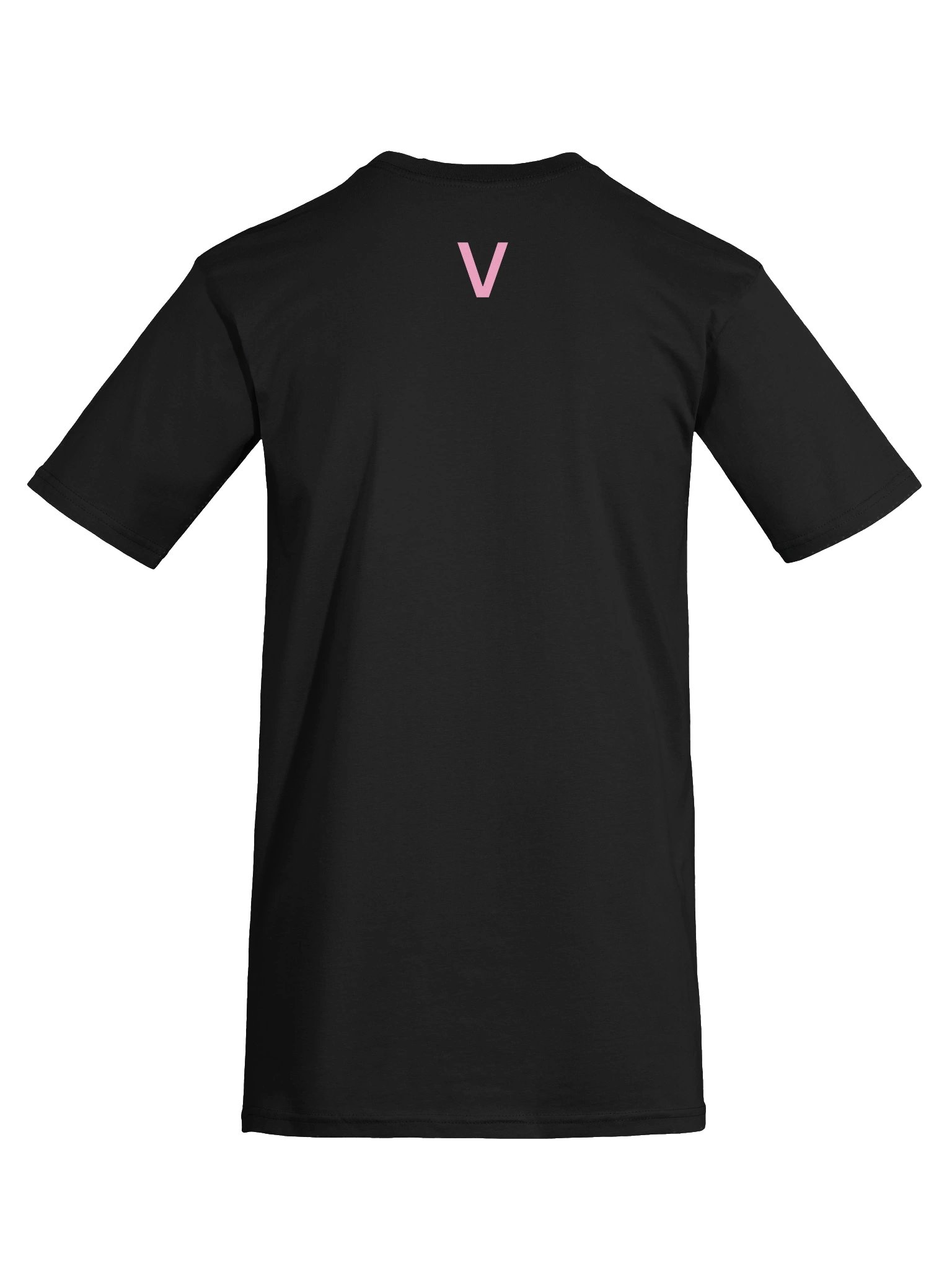 VANSTA Heavyweight Tee · Black w/ Pink Logo product image (7)