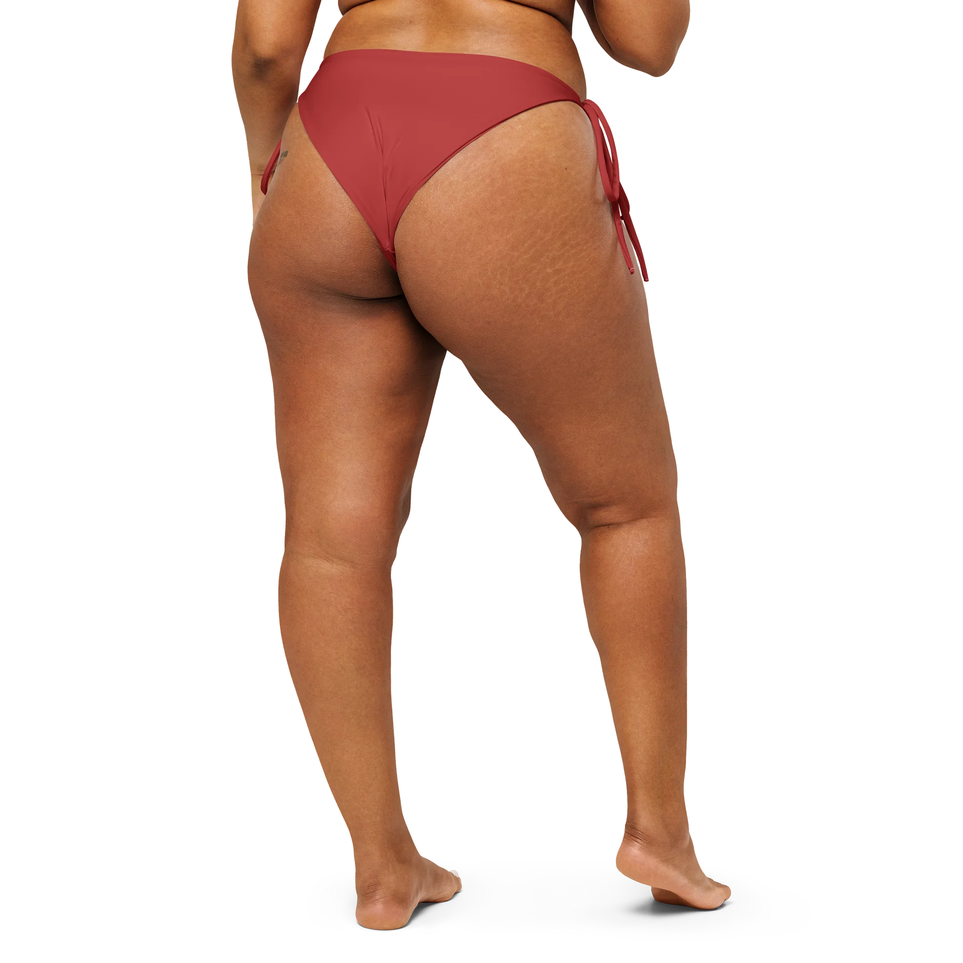 Deep Red String Bikini Bottom product image (4)
