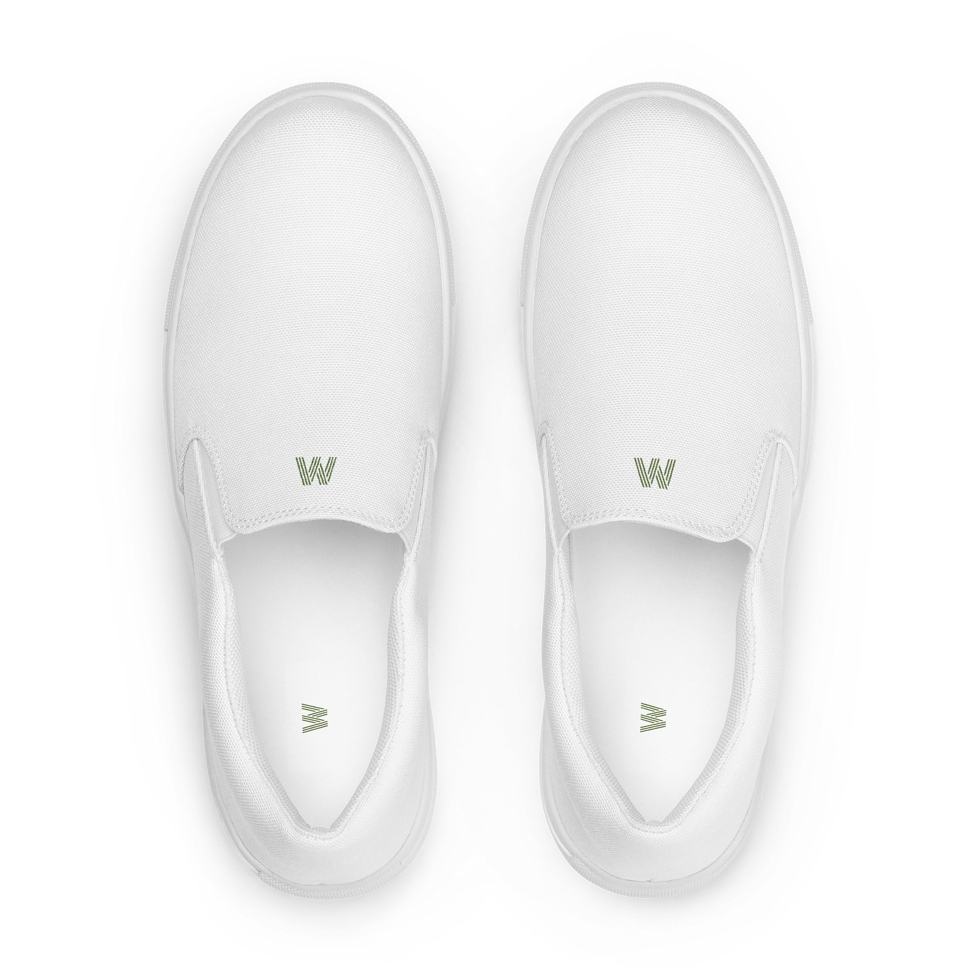 Olive "W" Men's Slip-On Shoes product image (1)