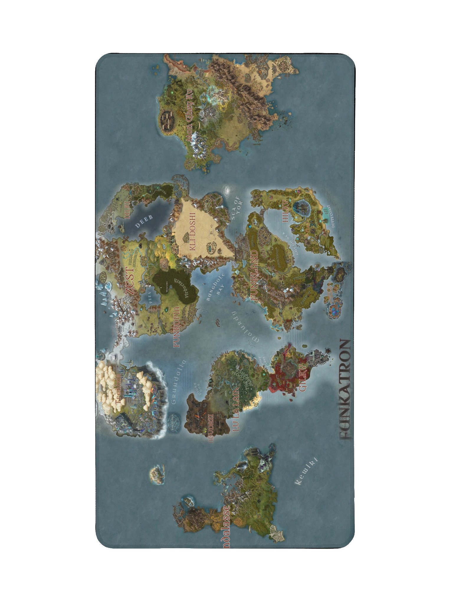 Funkatron Map Mouse Pad product image (2)