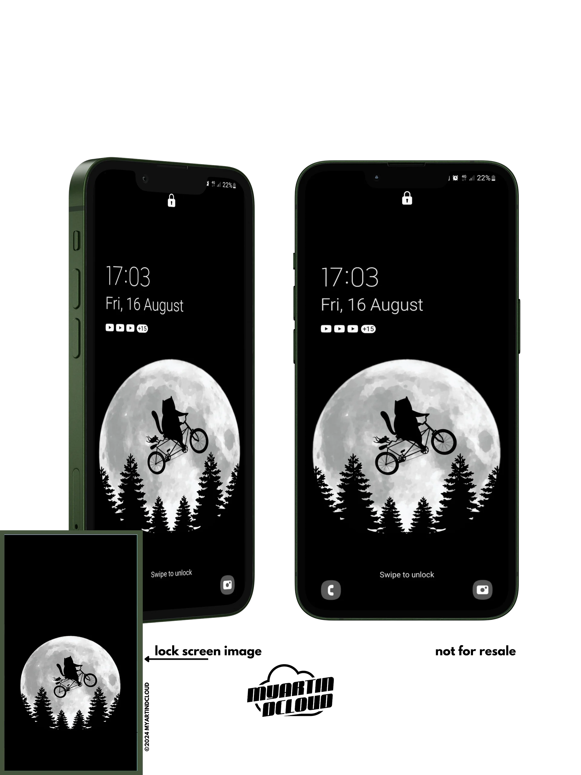 Moonlit Adventure Lock Screen Wallpaper product image (1)