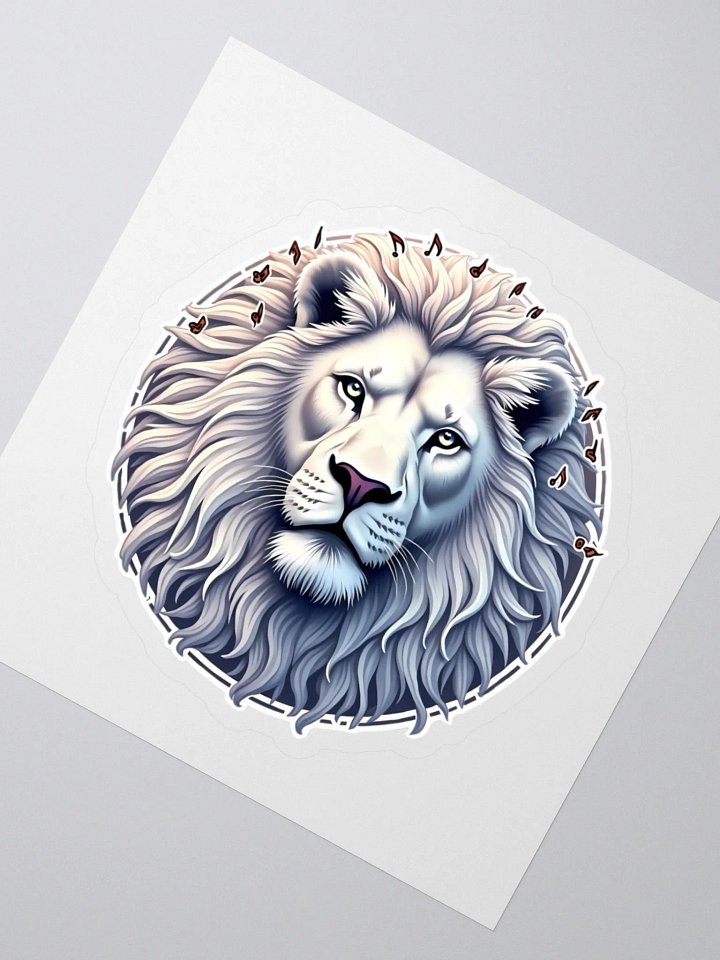 Majestic White Lion Portrait product image (2)