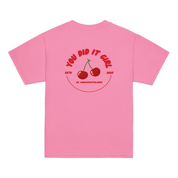 Kids You Did It Girl Tee - Cherries product image (1)