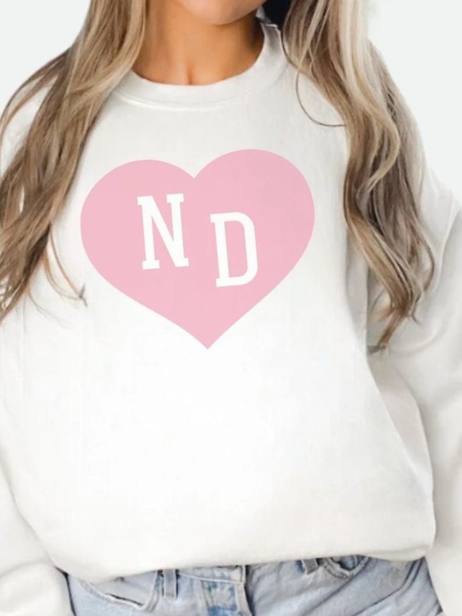 ND Heart Pink Unisex Sweatshirt product image (3)