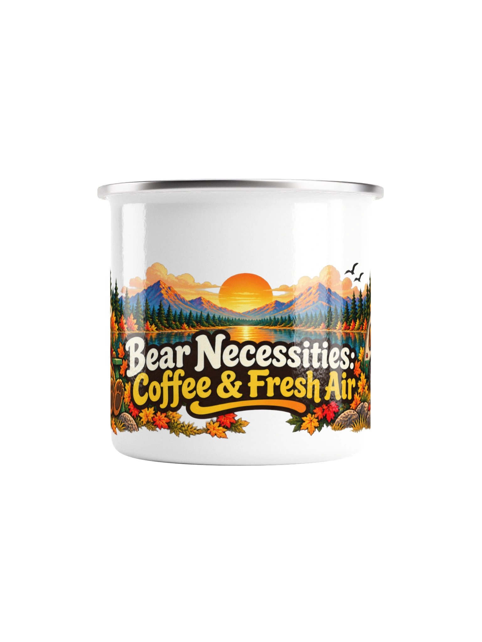 Bear Necessities Enamel Camping Mug | Limited Edition - Fall Collection product image (5)