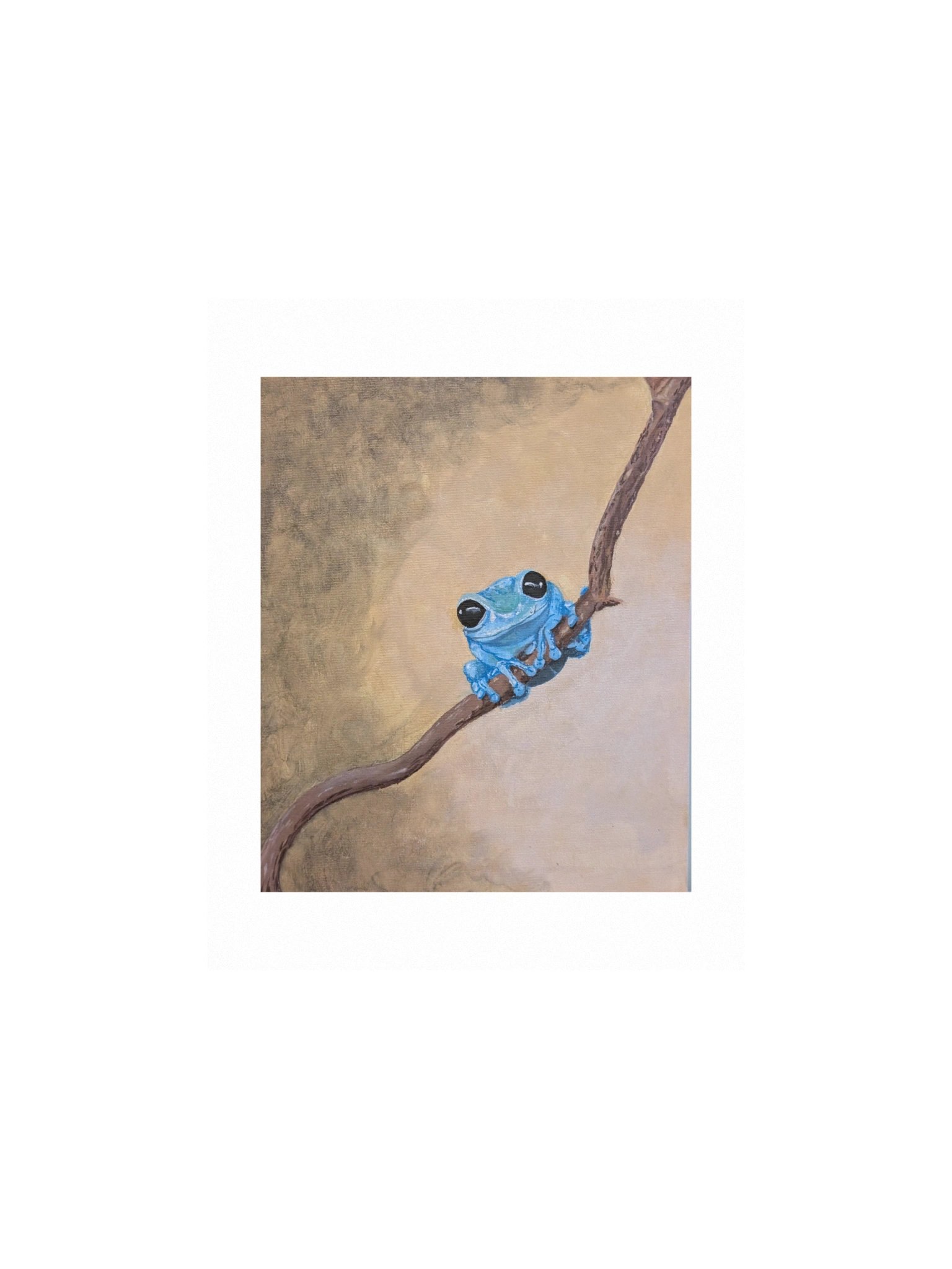 Blue Frog Poster product image (1)