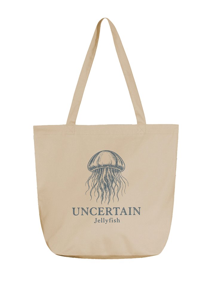 Uncertain Jellyfish Organic Cotton Tote Bag product image (1)