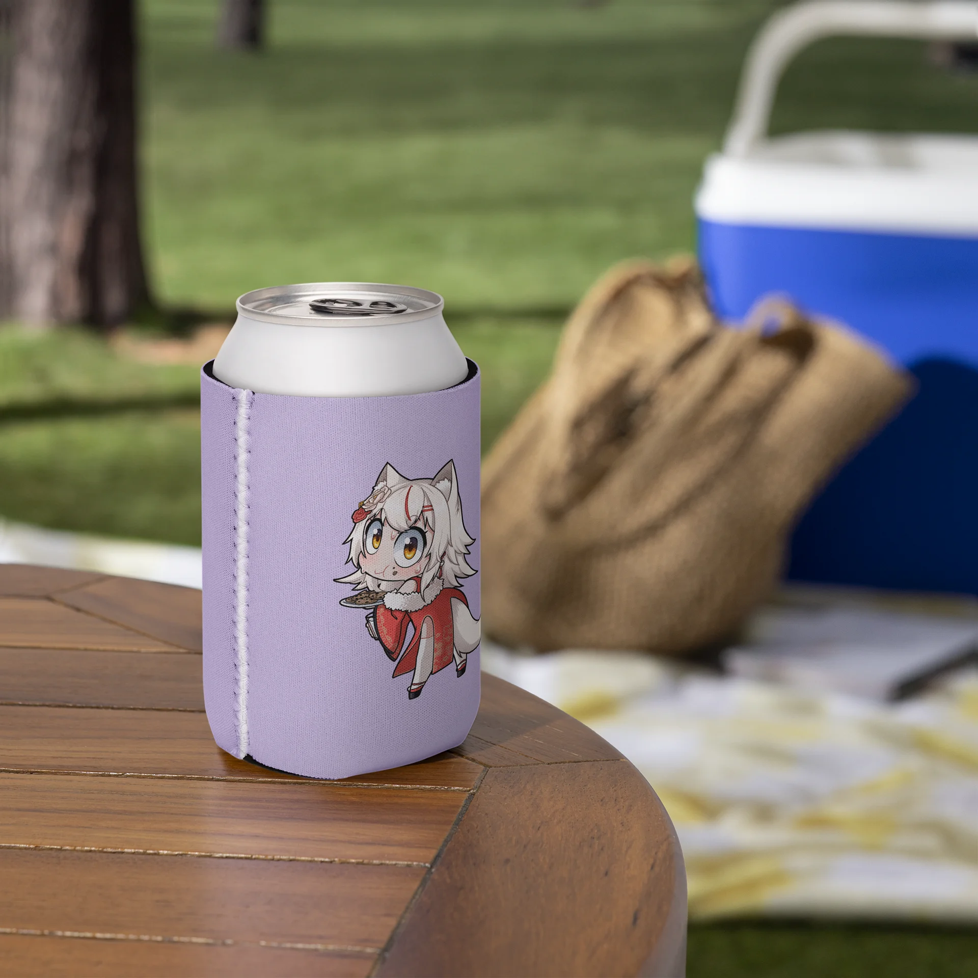 Caught! Coozie with Rose Logo product image (6)