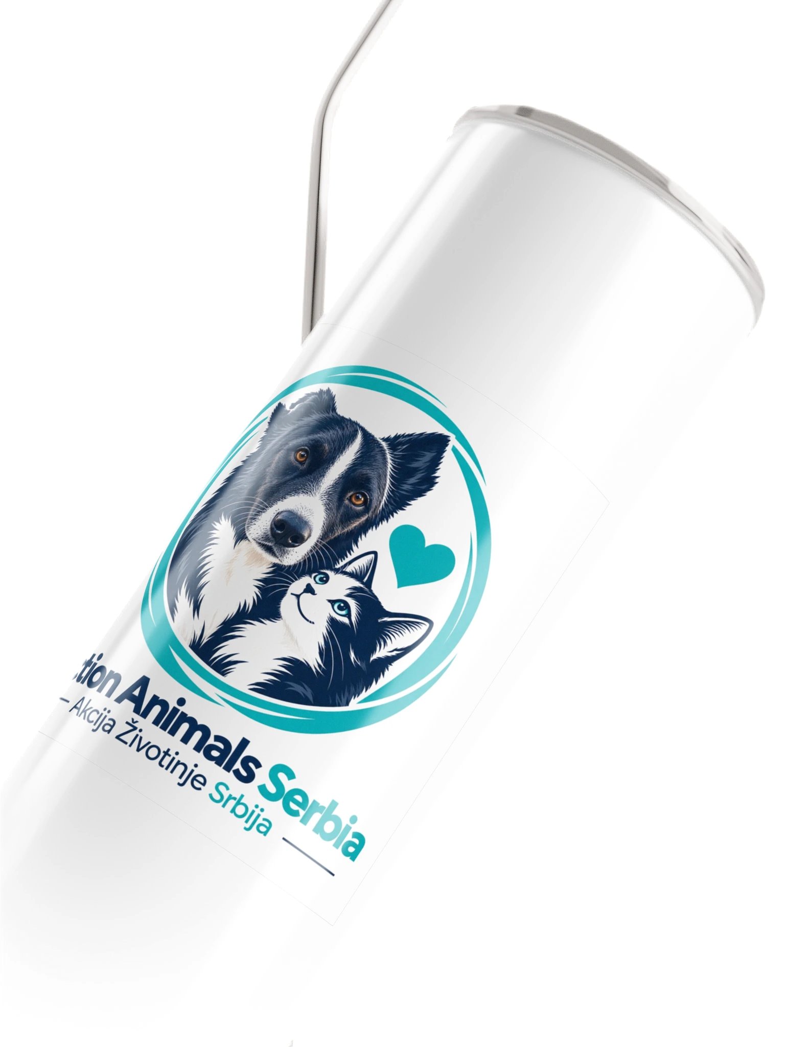 AAS · Hund und Katze – Thermobecher mit Trinkhalm product image (5)