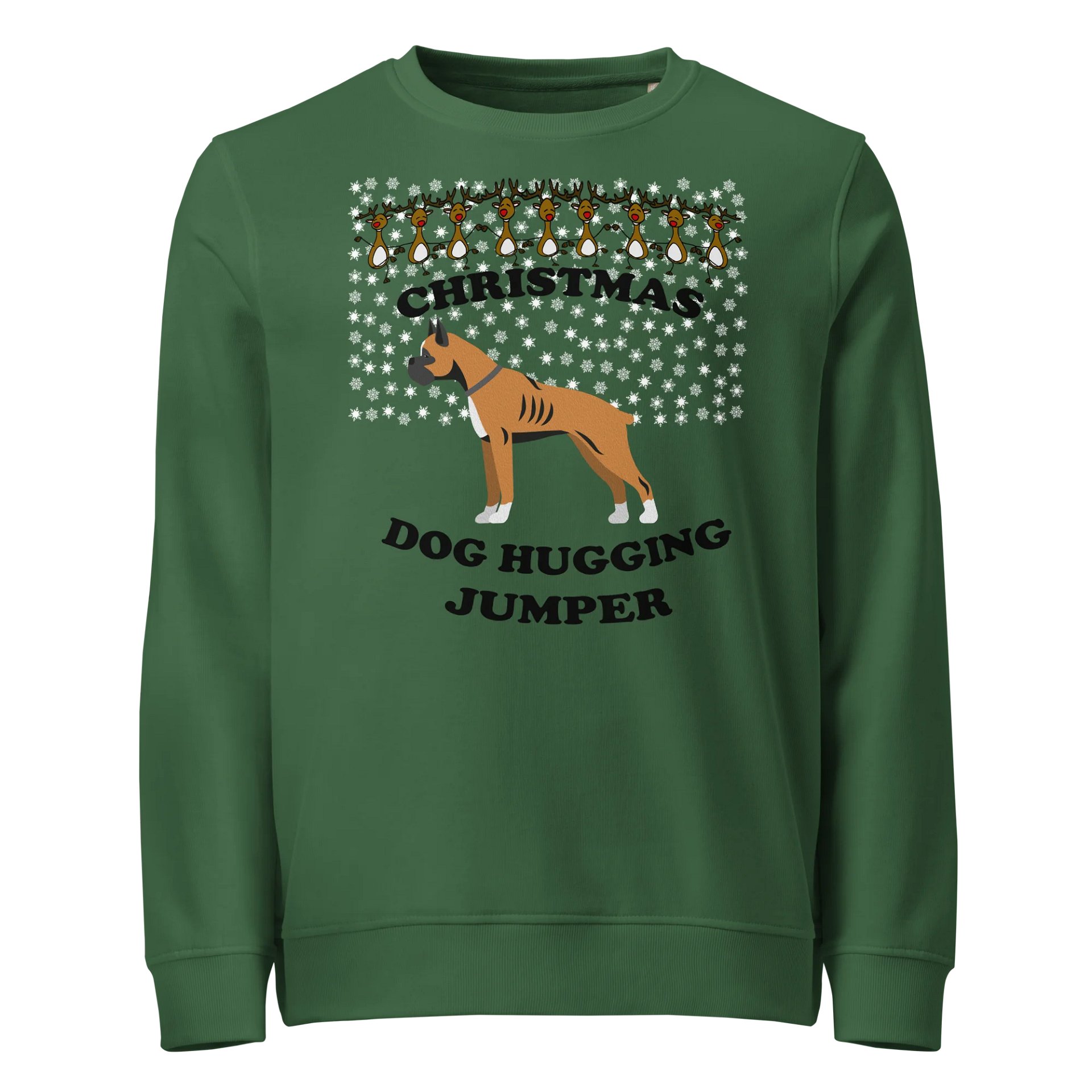 Christmas Dog Hugging, Boxer Dog product image (5)
