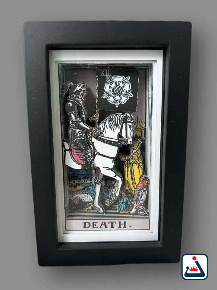 Death – 3D Tarot Shadow Box Art product image (1)