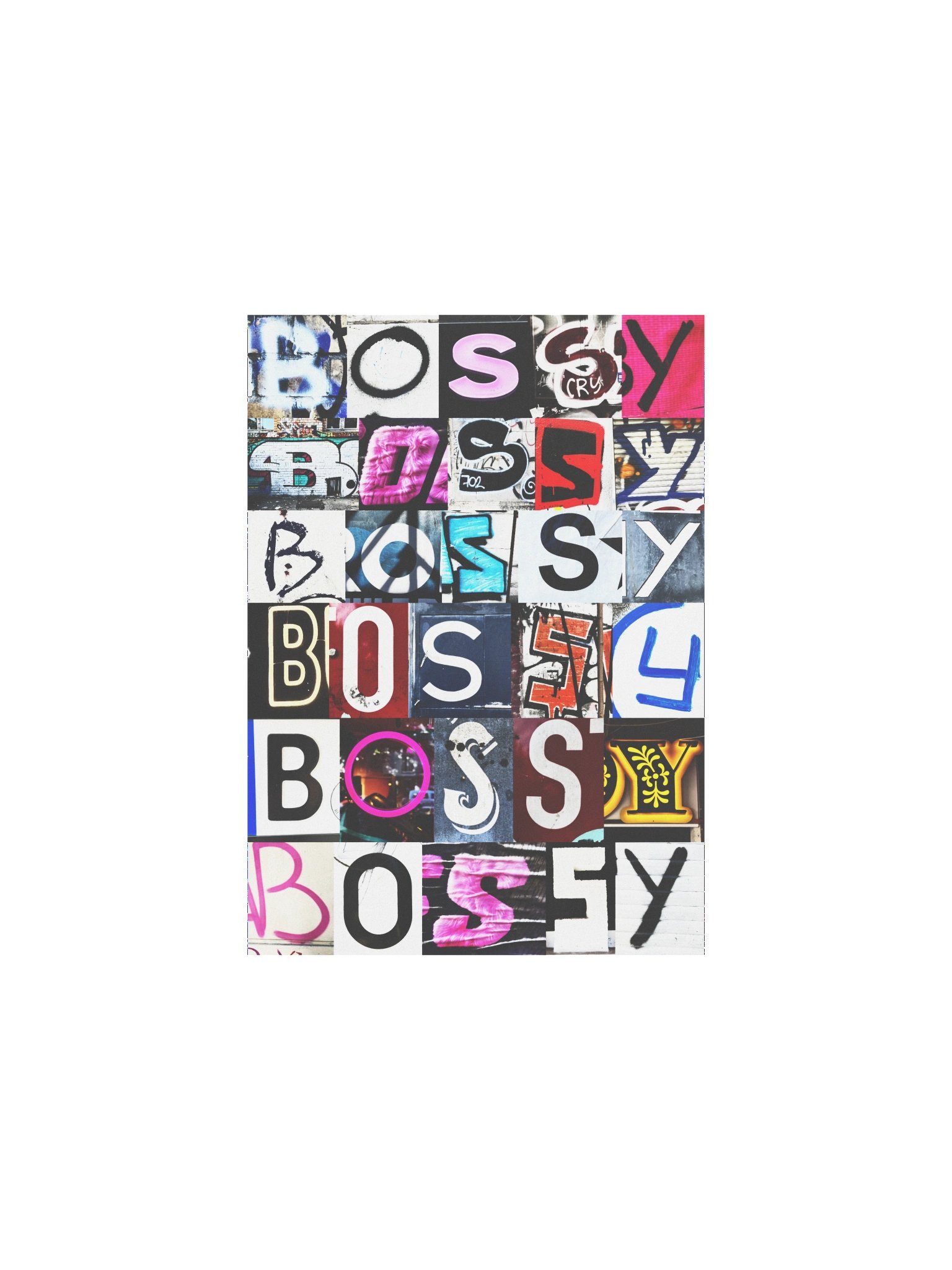 Bossy - Found Fonts Poster product image (2)