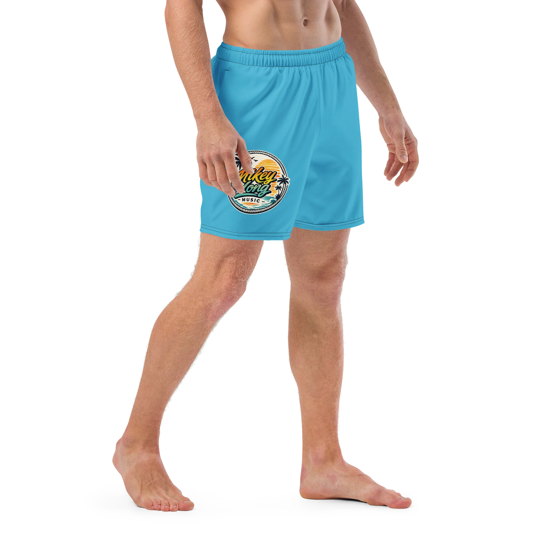 Men's Logo Print Swim Trunks product image (6)