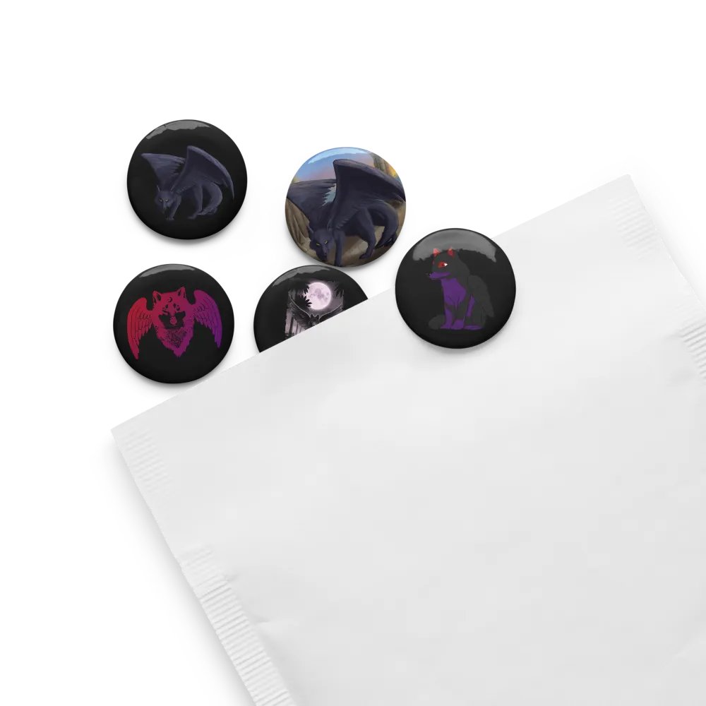 Wolvaren Button Pins Set product image (10)