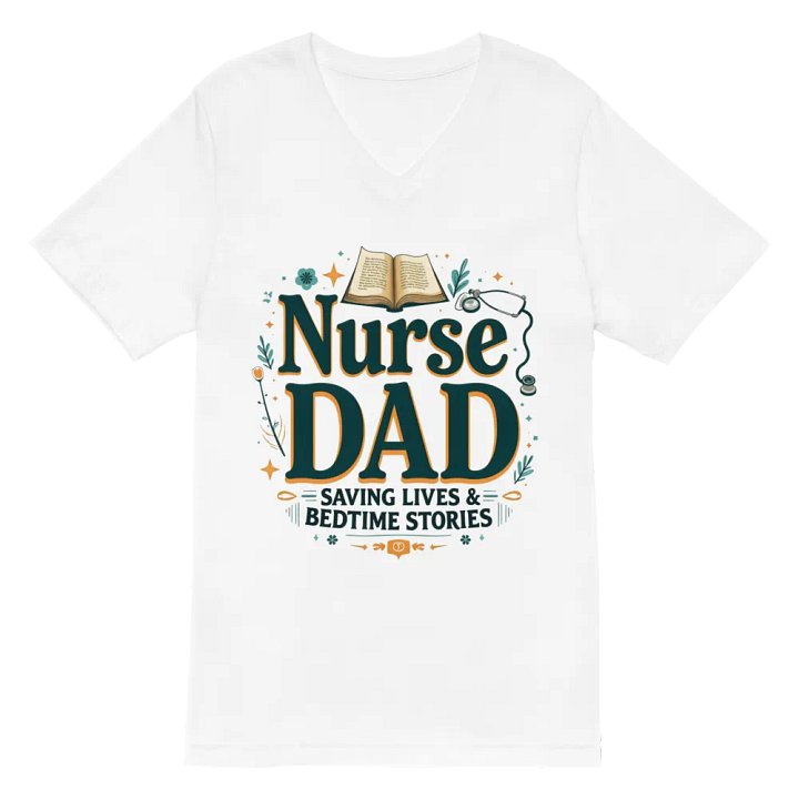 Nurse Dad Saving Lives Tee product image (2)