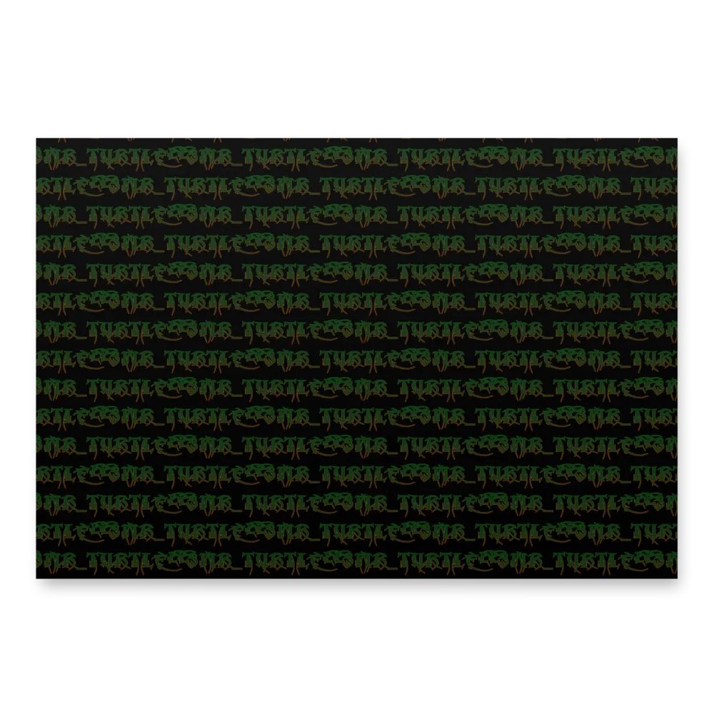Mr turtle logo wrapping paper product image (1)