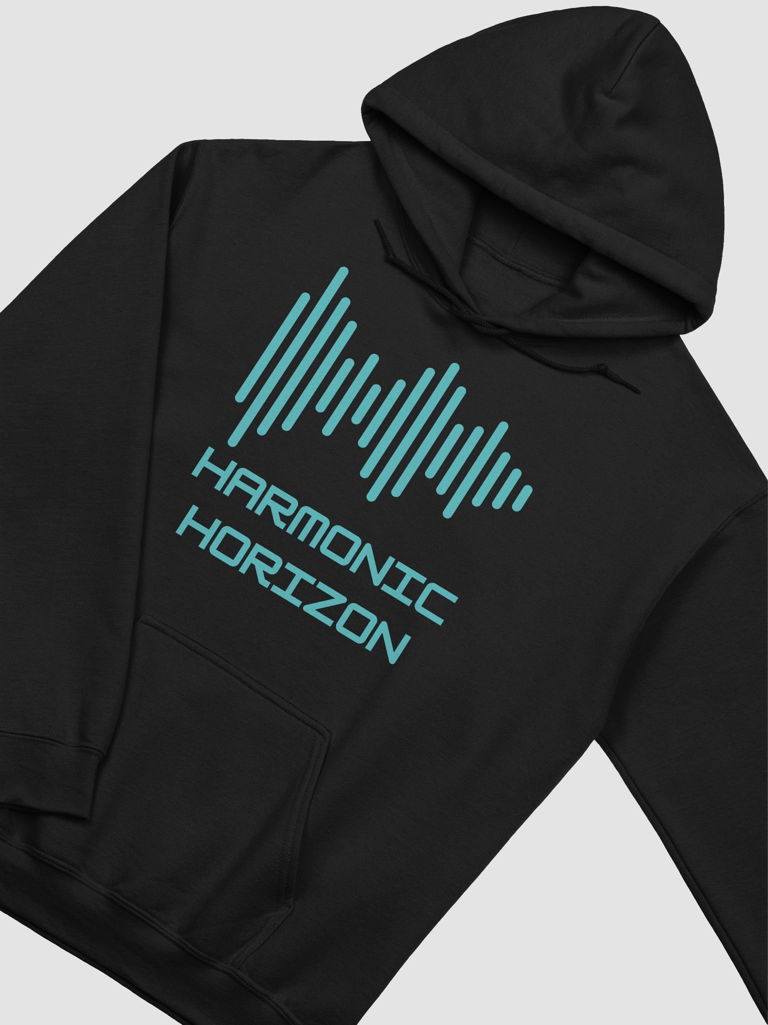 Harmonic Horizon Turquoise Logo Hoodie product image (8)