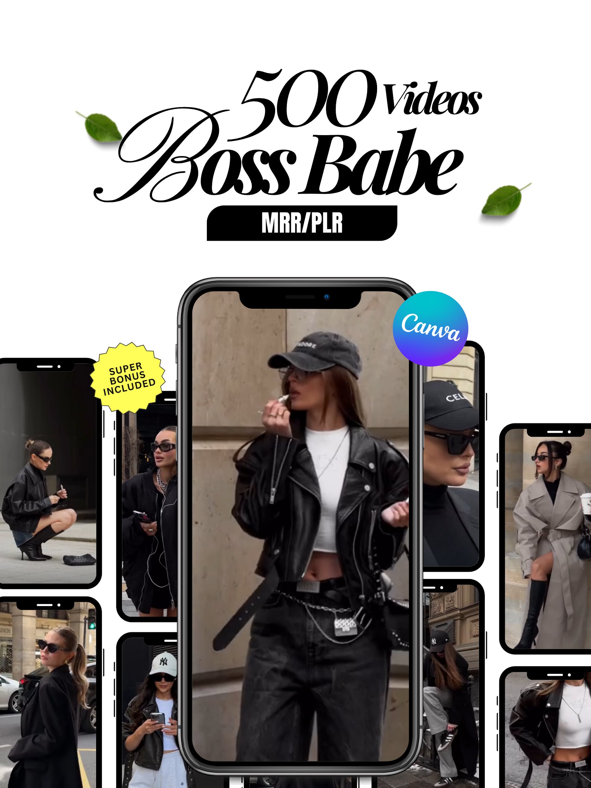 500 BOSSBABE Faceless Reels (MRR Included) product image (1)