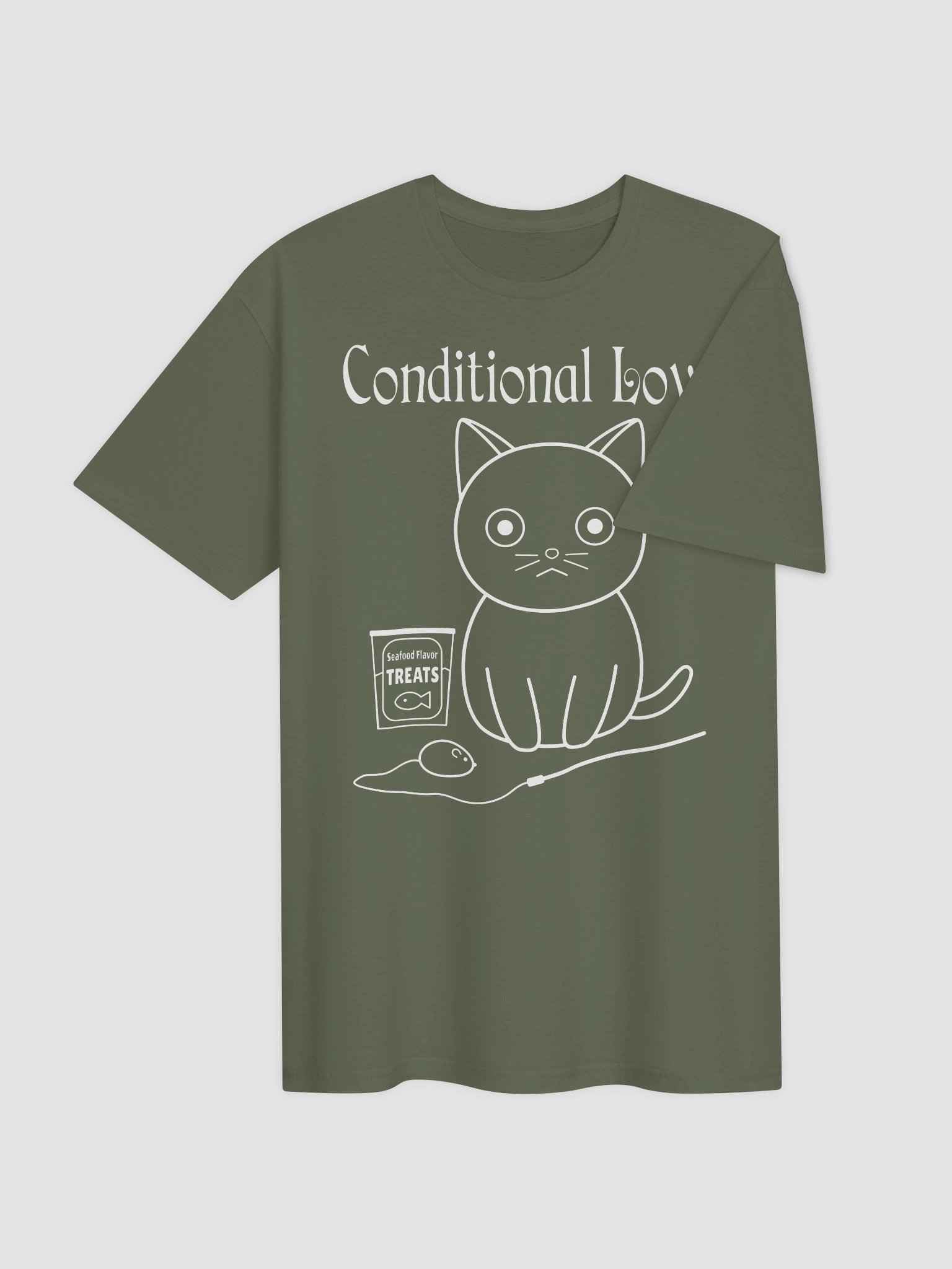 Conditional Love (White Print) - Unisex Adult Super Soft Lightweight T-shirt product image (15)