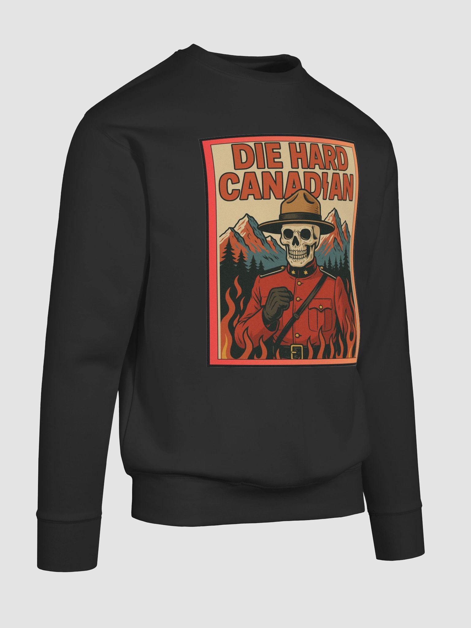 "DIE HARD CANADIAN" premium cotton sweatshirt product image (5)