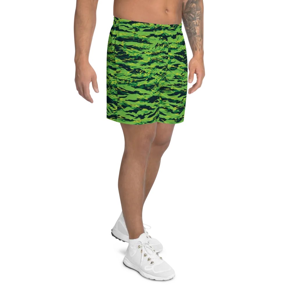 Green Camo Athletic Shorts product image (9)